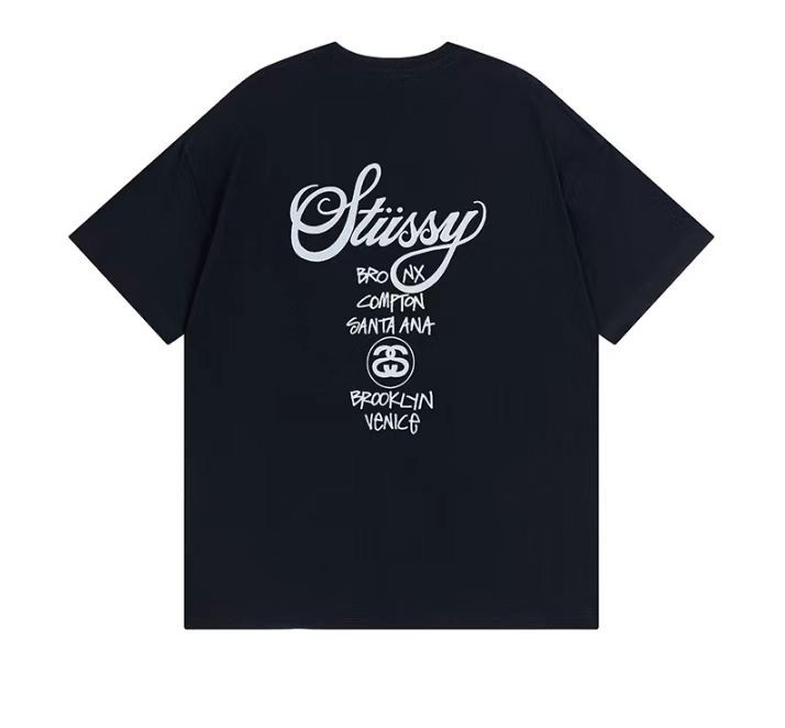 未使用 Stussy WORLD TOUR LS TEE Black 24SS】Stussy World Tour SS24 Ls Tee ステューシー (STUSSY/T