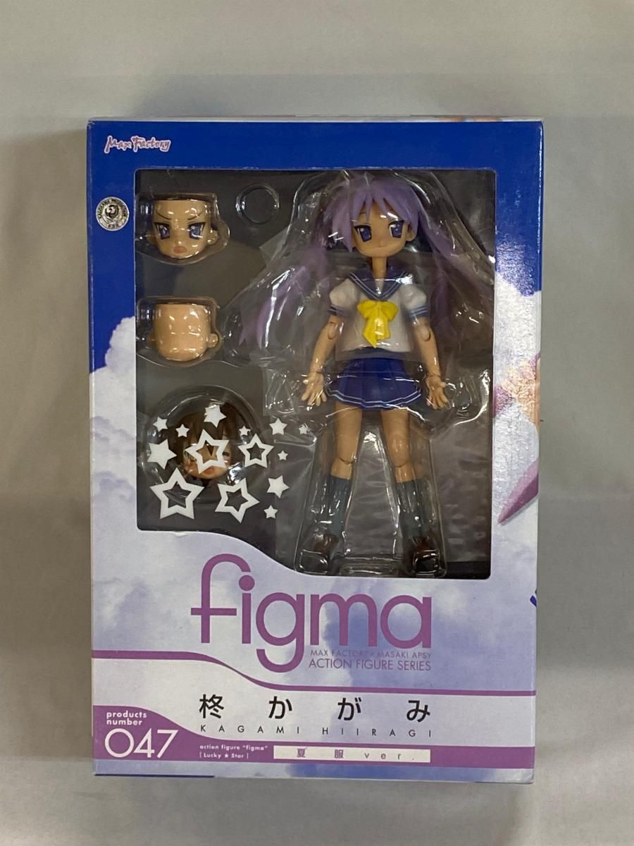 【未開封】figma 047 TVアニメ らき☆すた 柊かがみ 夏服ver． Amazon.co.jp: figma TVアニメ らき☆すた 柊かがみ 夏服ver