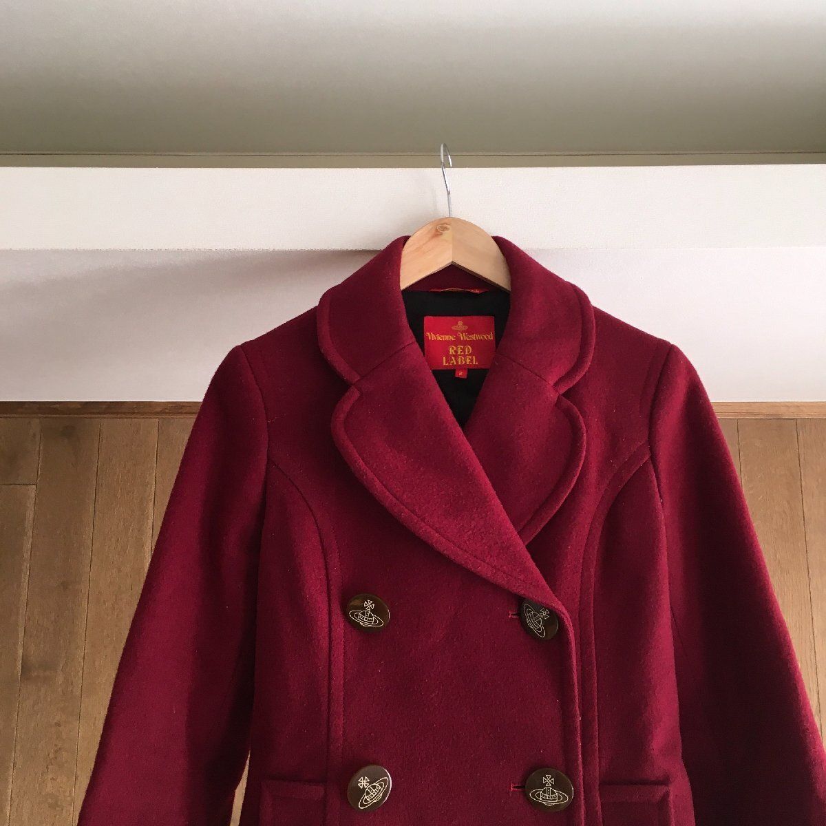 極美品 Vivienne Westwood ヴィヴィアン ハート襟 ロングコート 美品 Vivienne Westwoodヴィヴィアンウエストウッド ハート襟