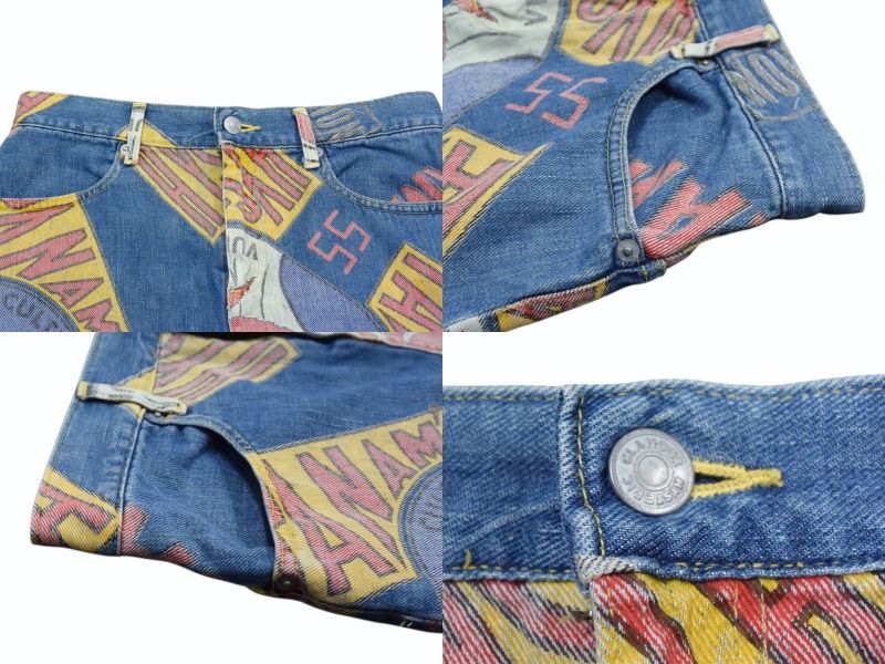 [ビンテージ] ヒステリックグラマー　デニムスカート 極美品❣️初期ヒステリックグラマー デニムミニスカート 90′s