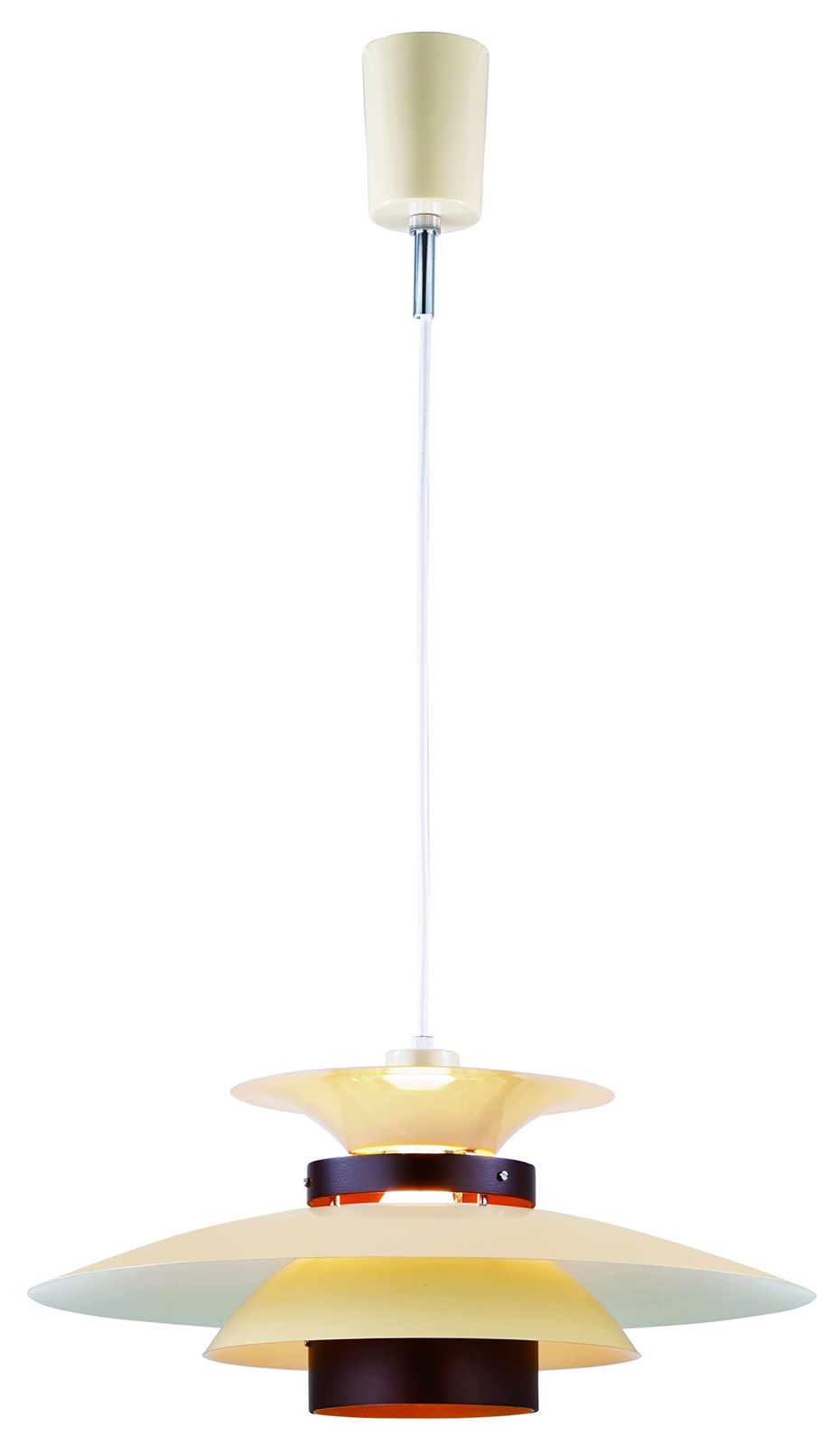 インターフォルム ペンダントライト LT-7443BN メルチェロ ブラウン アイボリー 電球なし 別売り 北欧 木