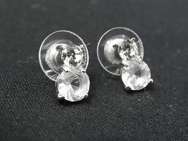 □美品□ SWAROVSKI スワロフスキー クリスタル ピアス