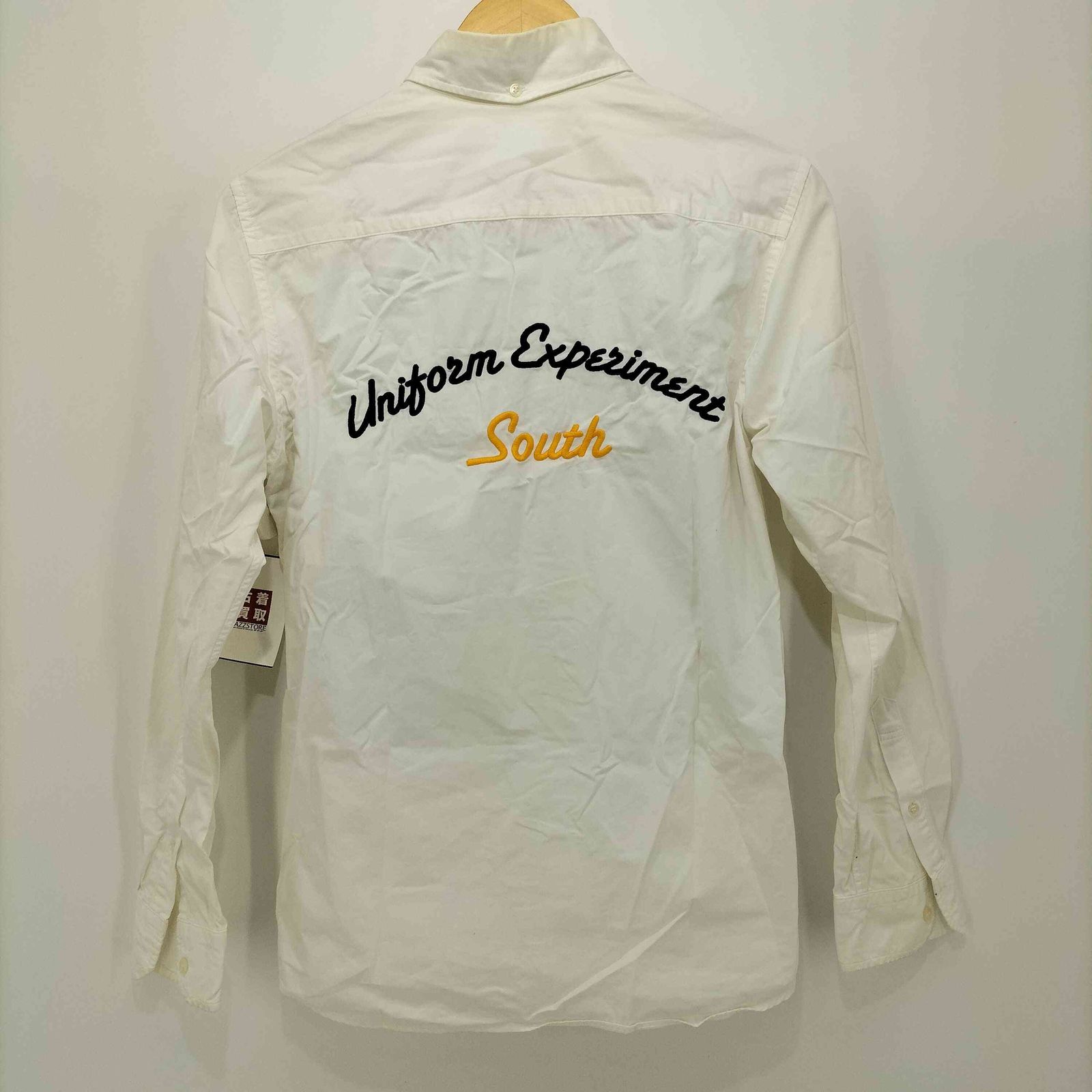 uniform experiment ボタンダウンシャツ サイズ2 ユニフォームエクスペリメント uniform experiment 背面ロゴ刺繍