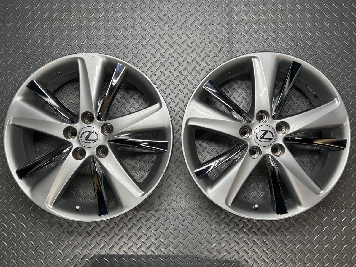AND レクサスホイール18インチ2本ずつ① レクサス 純正ホイール 18x8J 2本セット （送料無料 20系
