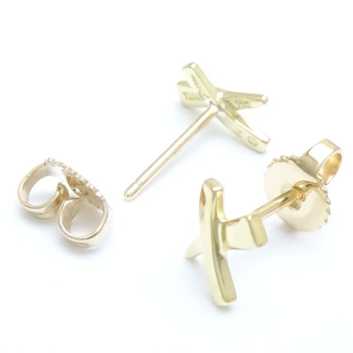 TIFFANY&Co. ティファニー キス ピアス パロマピカソ K18YG イエロー