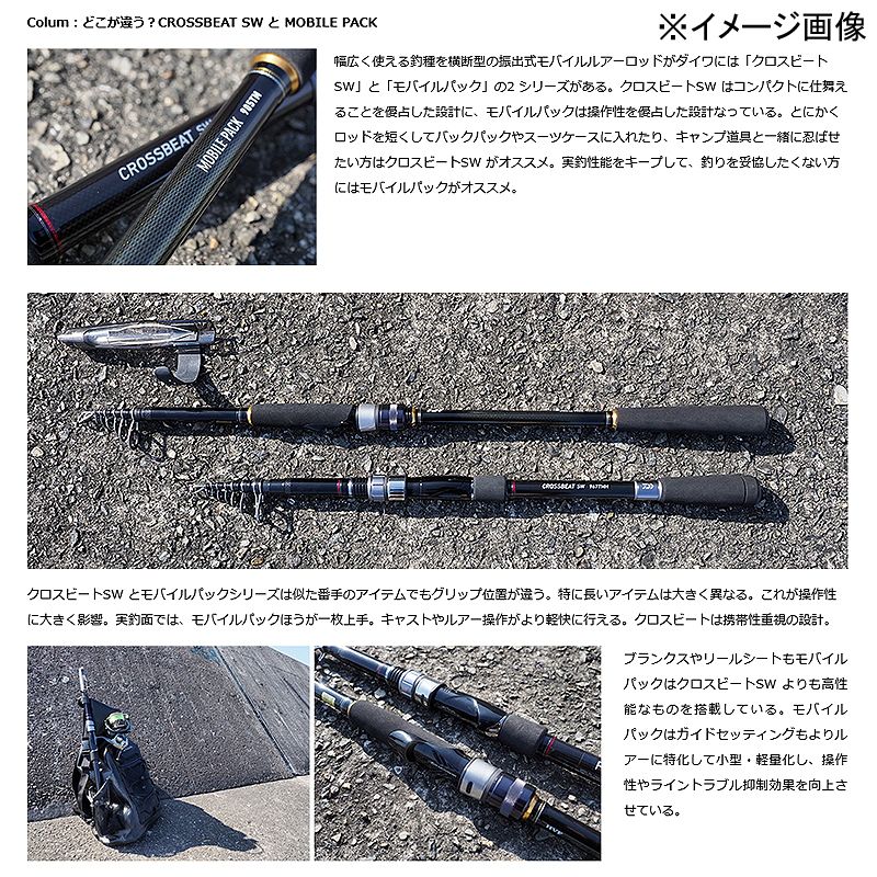 ダイワ(Daiwa)] MOBILE PACK(モバイルパック) 646TUL・Q(スピニング・6