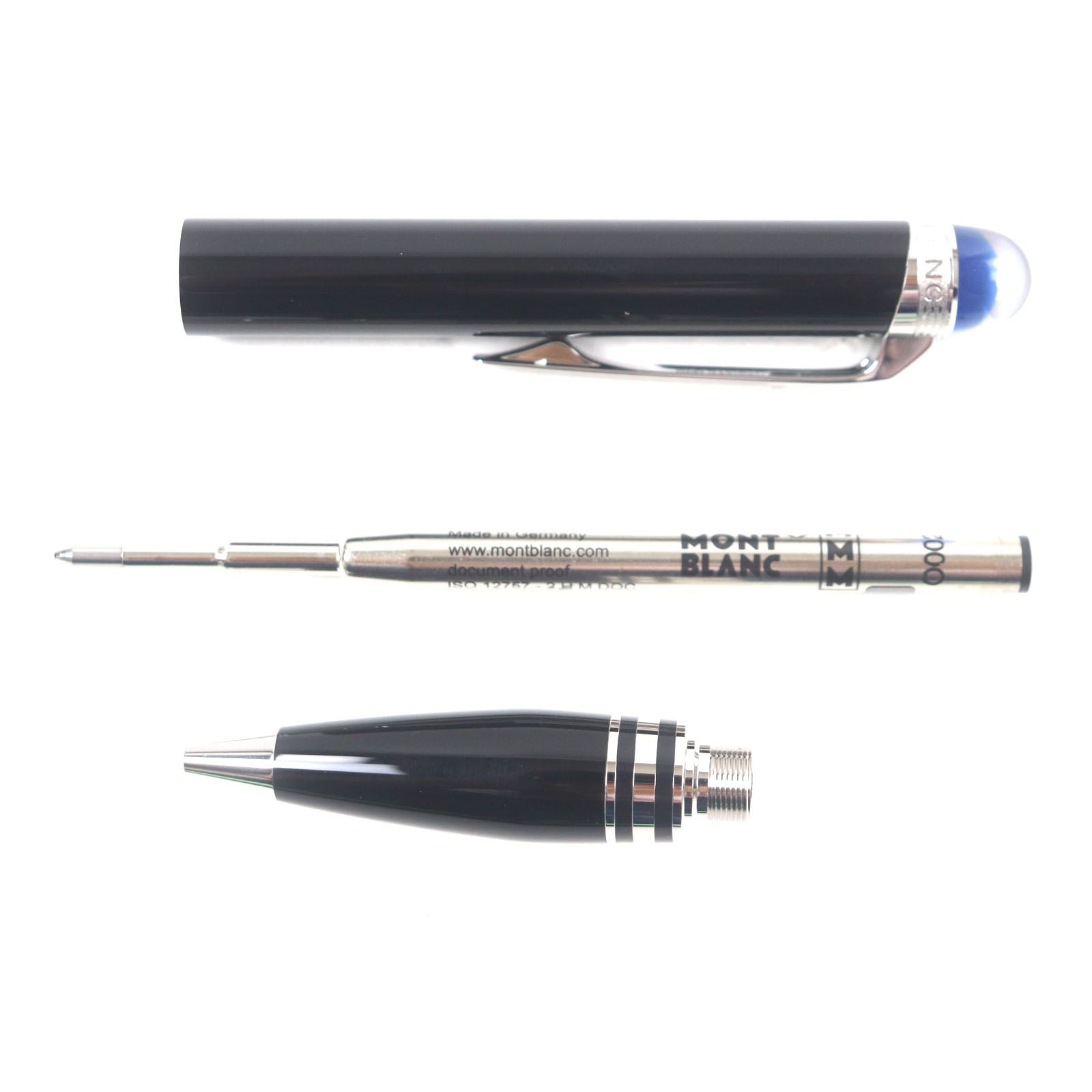極美品 モンブラン スターウォーカー ボールペン ブルードーム 青インク 極美品▽MONTBLANC モンブラン スターウォーカー ブルードーム