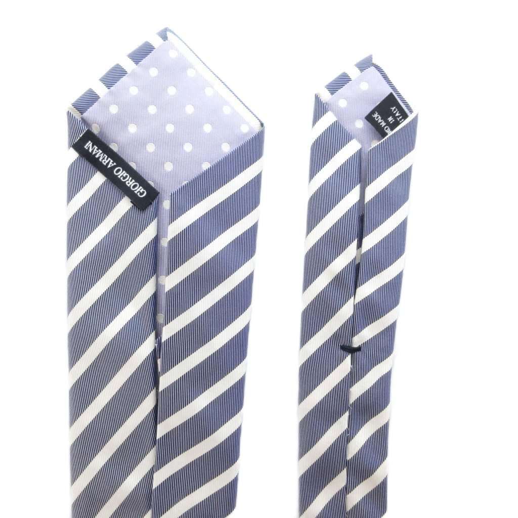 ジョルジオアルマーニ GIORGIO ARMANI ネクタイ ストライプ 絹