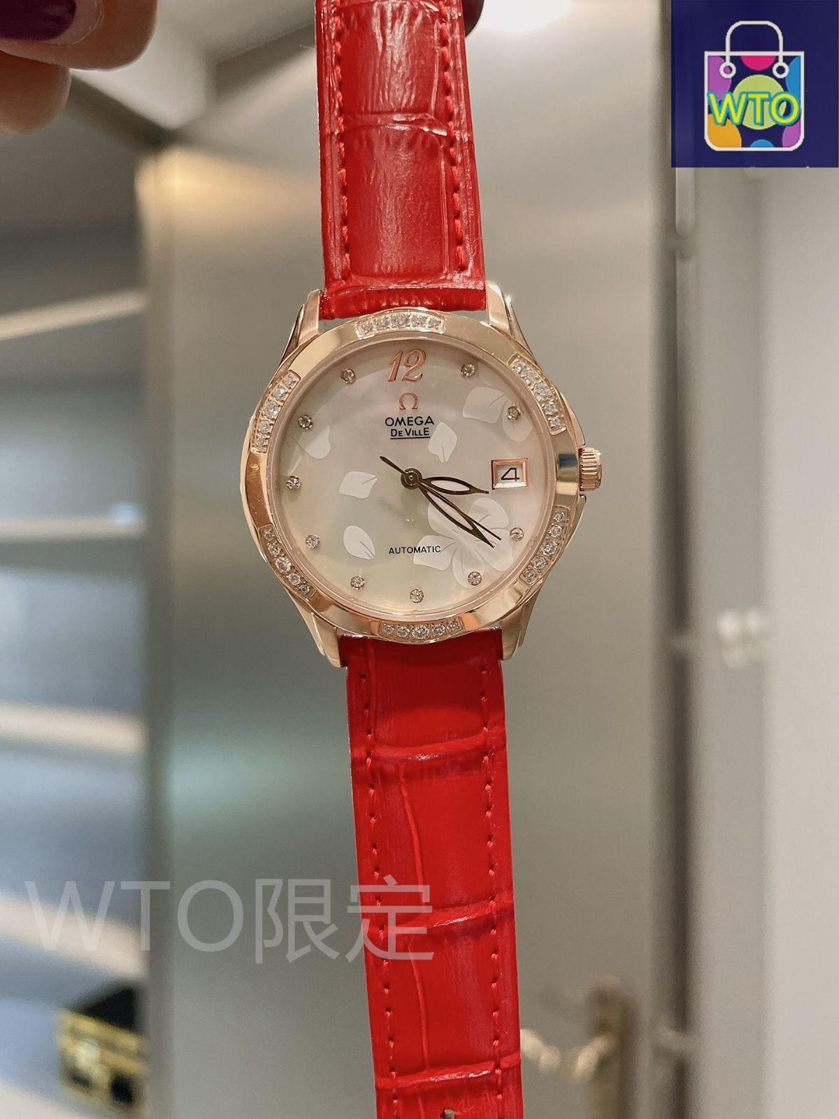 オメガ　ネイビー 編み込みブレスレット　Lサイズ 楽天市場】☆良品【OMEGA】オメガ 1499/842 ラグ幅20ミリ