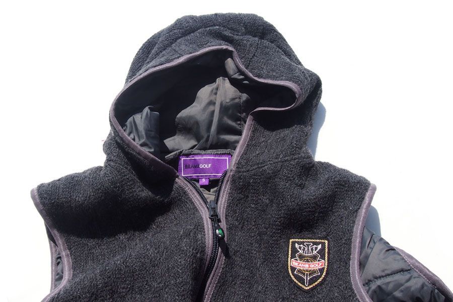 BEAMS GOLF POLARTEC フード付きジャケット BEAMS GOLF POLARTEC フード付きジャケット BEAMS GOLF POLARTEC