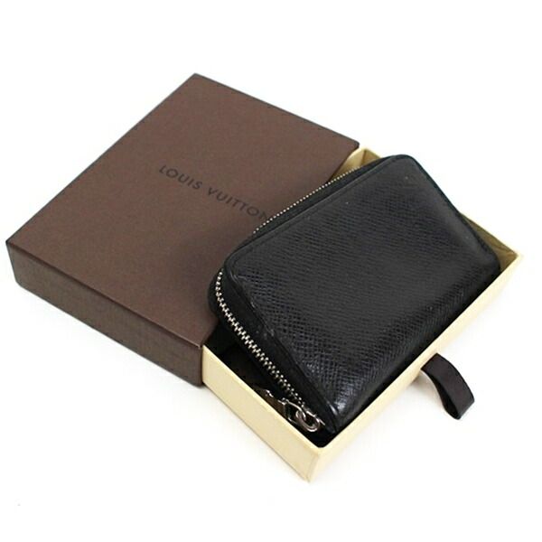 極美品✨ヴィトン タイガ M30511ジッピーコインパース ブラック LOUIS VUITTON 良品 ルイヴィトン 小銭入れ M30511 ジッピー