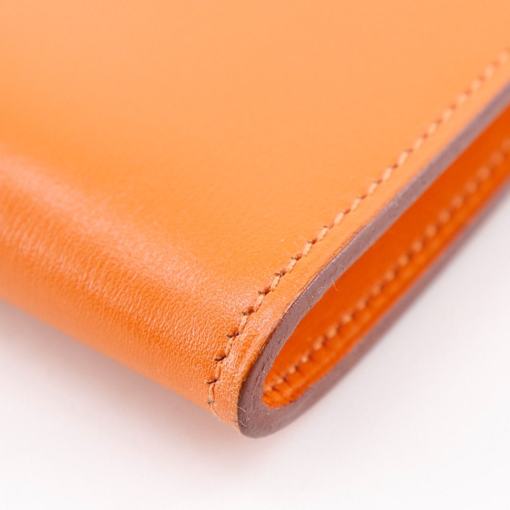 HERMES】エルメス オニメトゥ ボックスカーフ オレンジ □G ユニ HERMES】エルメス オニメトゥ ボックスカーフ オレンジ □G ユニ
