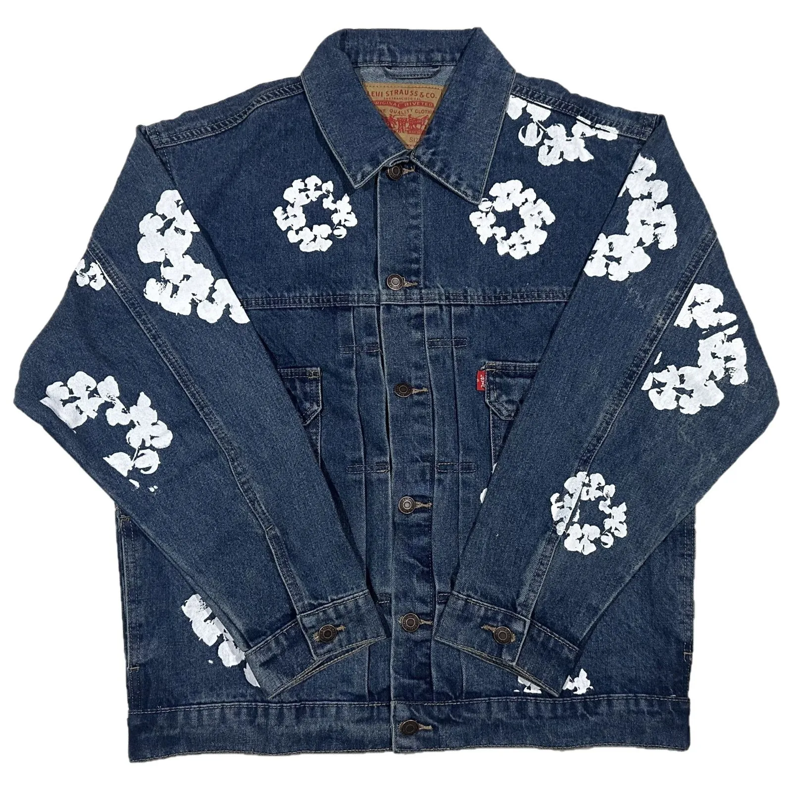 【美品】DENIM TEARS × Levi'sヴィンテージ風デニムジャケット 中古・古着通販】LEVI'S (リーバイス) Denim Tears (デニムティアーズ