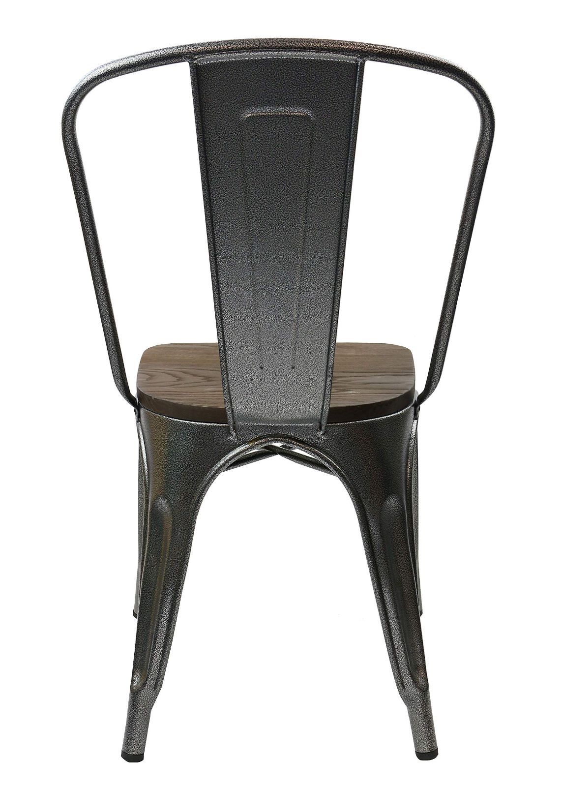 アンティーク 鉄 座面 椅子 木製 スツール エルム チェア ダイニング ハンマートーン メタル N-8349 パール金属 MARWIL-DEMENAGEMENTS_CH