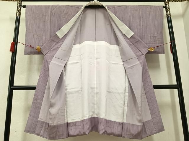 平和屋着物●長襦袢 無双仕立て 露芝文 正絹 ♥ AABC6851ph