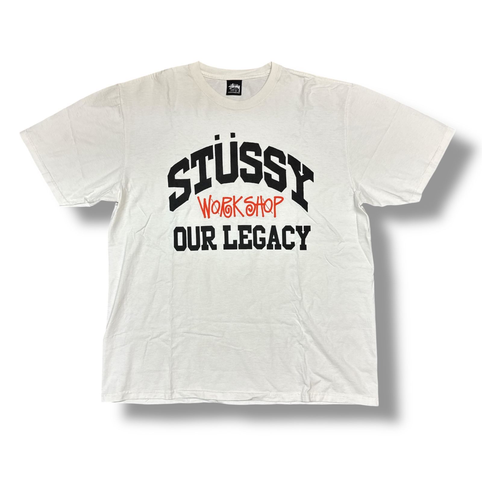 STUSSY ワークショップ TシャツL stussy our legacy WORK SHOP Tシャツ Lサイズ - メルカリ