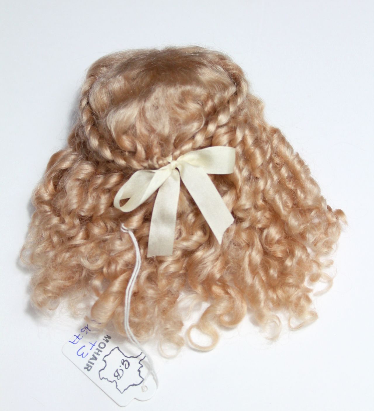 ◎新品｟頭囲18cm｠ 人毛ウィッグ ビスクドール用 ブロンド ウイッグ Amazon.co.jp: Linfairy 8~9inch 1/3 サイズ ドール用 ウィッグ