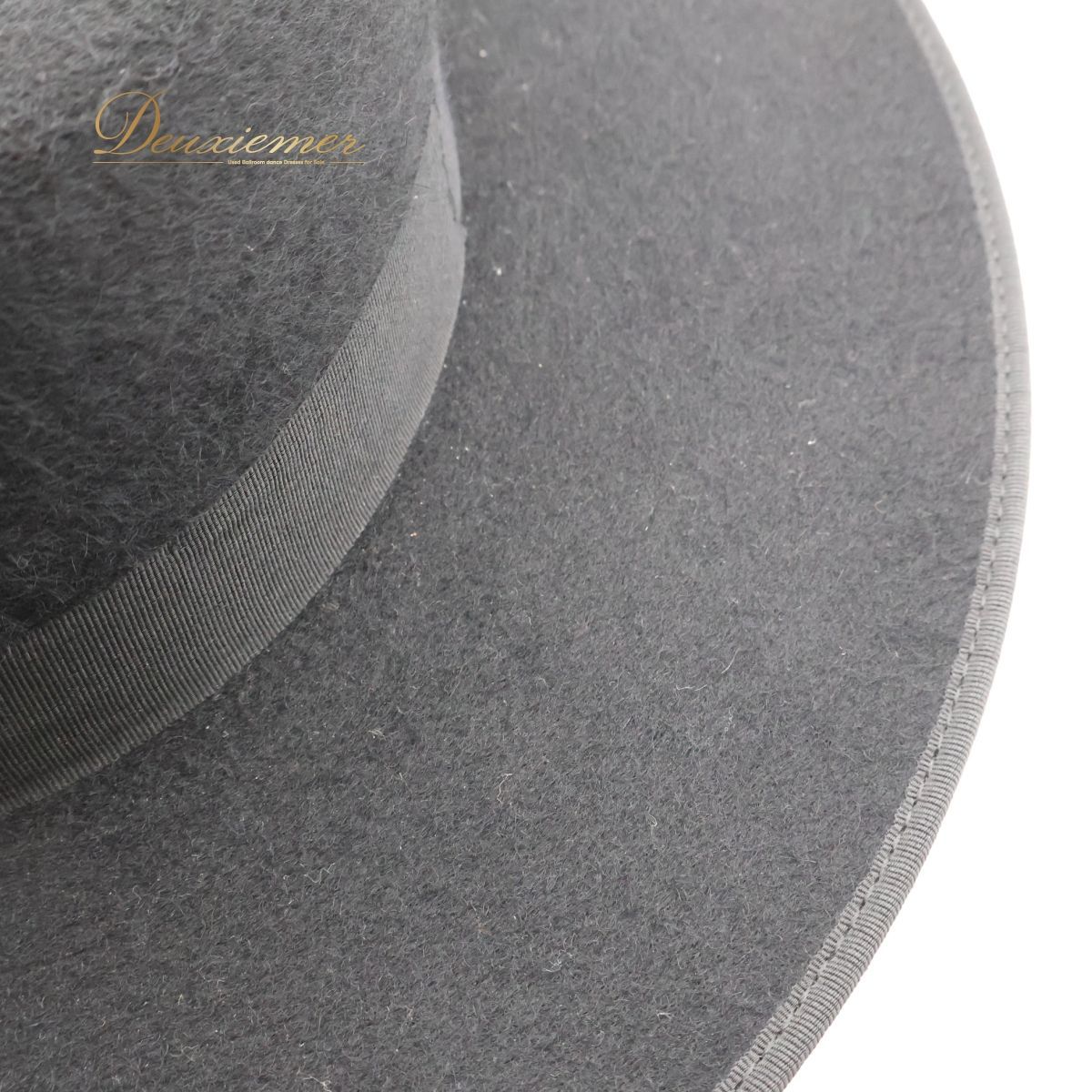 スペイン製【良品】Tberia フラメンコ ハット 帽子 ブラック 55サイズ スペイン製【良品】Tberia フラメンコ ハット 帽子 ブラック 56