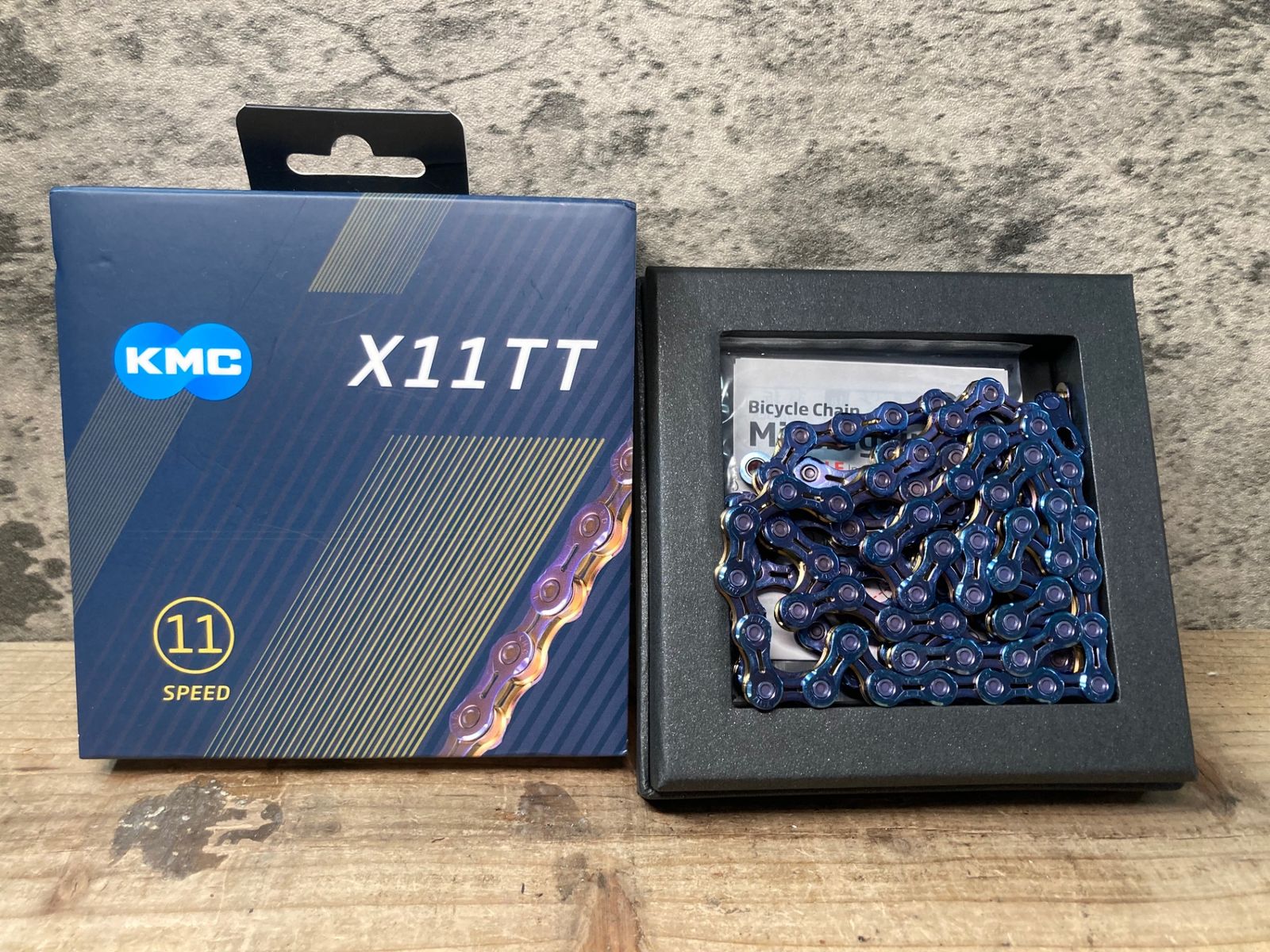 JI296 KMC X11 TT NEO CHROME チェーン 11S