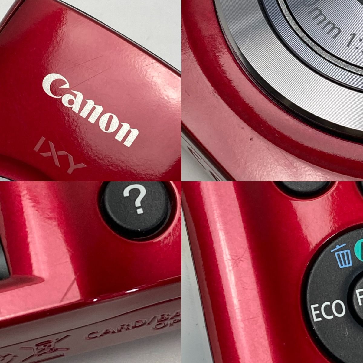 Canon IXY150 レッド デジタルカメラ 付属品完備Canon IXY150 レッド