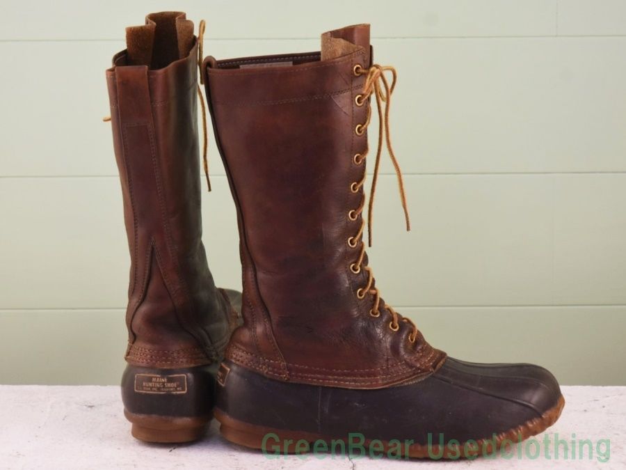 Y 076 L.L.Bean ビンテージ ビーンブーツ 茶 メンズ 11 W 29 cm