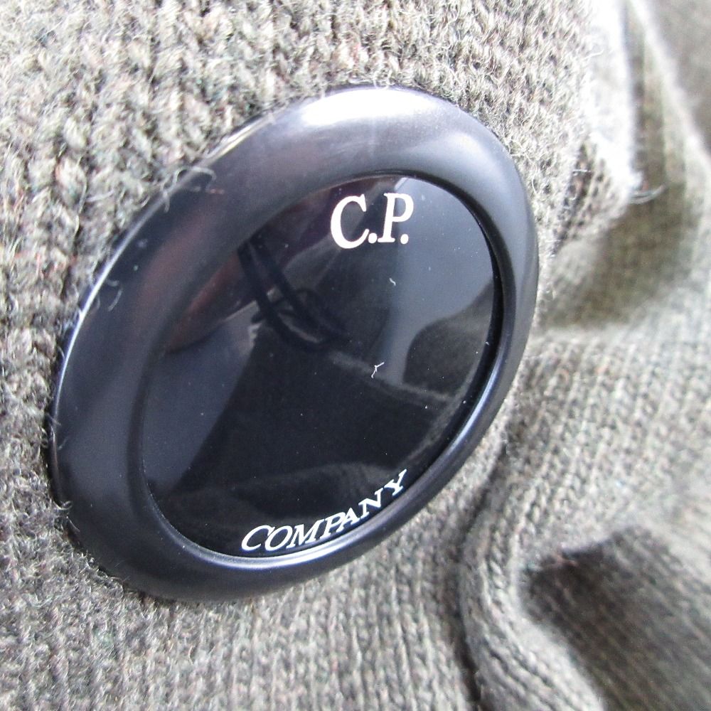 美品 CP COMPANY シーピー カンパニー ナイロンフード ニット