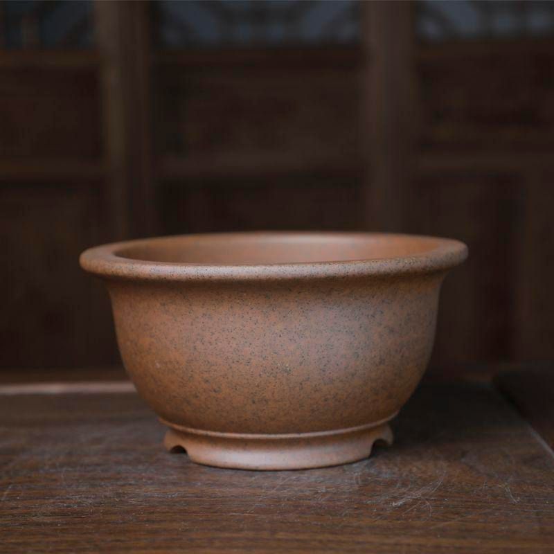 中国宜興 紫砂 孫偉盆芸 在銘 盆栽 花鉢 無傷 植木鉢 朱泥 WWTT164 中国宜興 紫砂 孫偉盆芸 在銘 盆栽 花鉢 無傷 植木鉢 朱泥