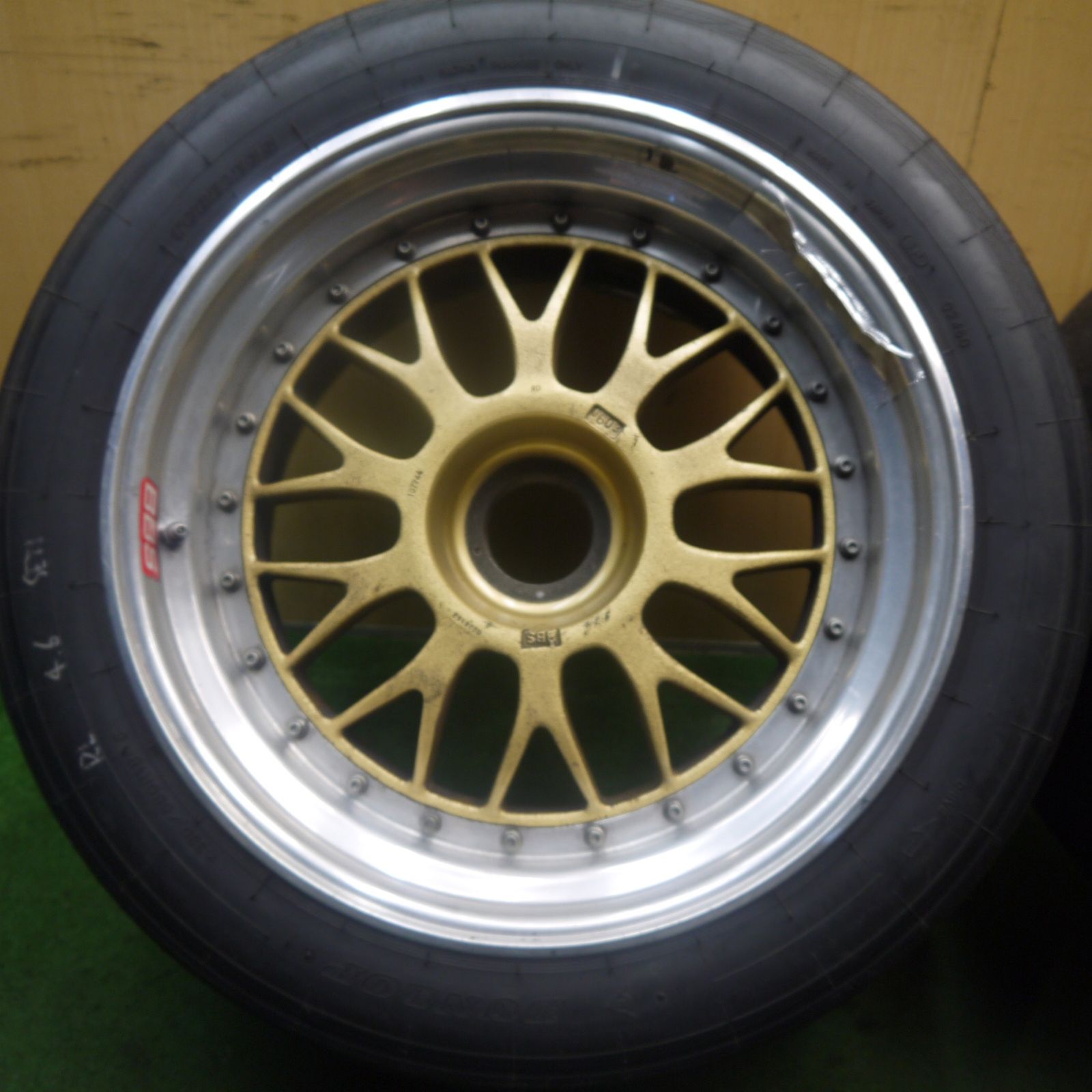 4本価格 ポルシェ 996 等 BBS RD 90125 4700 センター ロック 280 655R18 330 680R18 ダンロップ PCJ 18インチ レース 競技 等 5090303Hノ