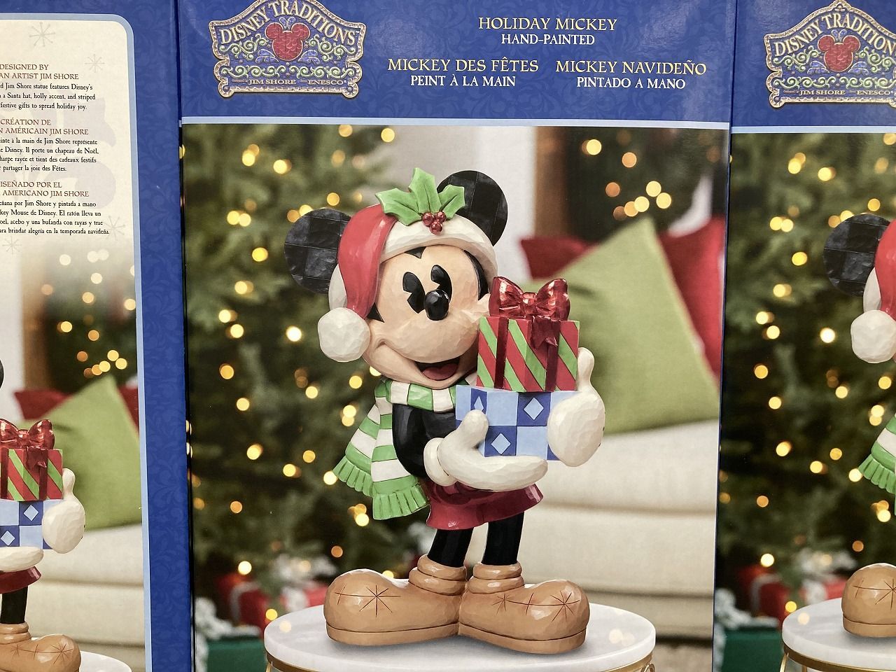 ジム ショア ディズニー ミニー　ミッキー　サンタ　置物　コストコ ジム ショア ディズニー サンタの置物 | Costco Japan