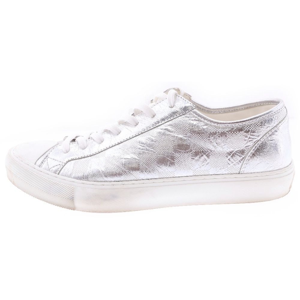 LOUIS VUITTON (ルイヴィトン) TATOO タトゥーライン ダミエ ローカット スニーカー シルバー LD0231