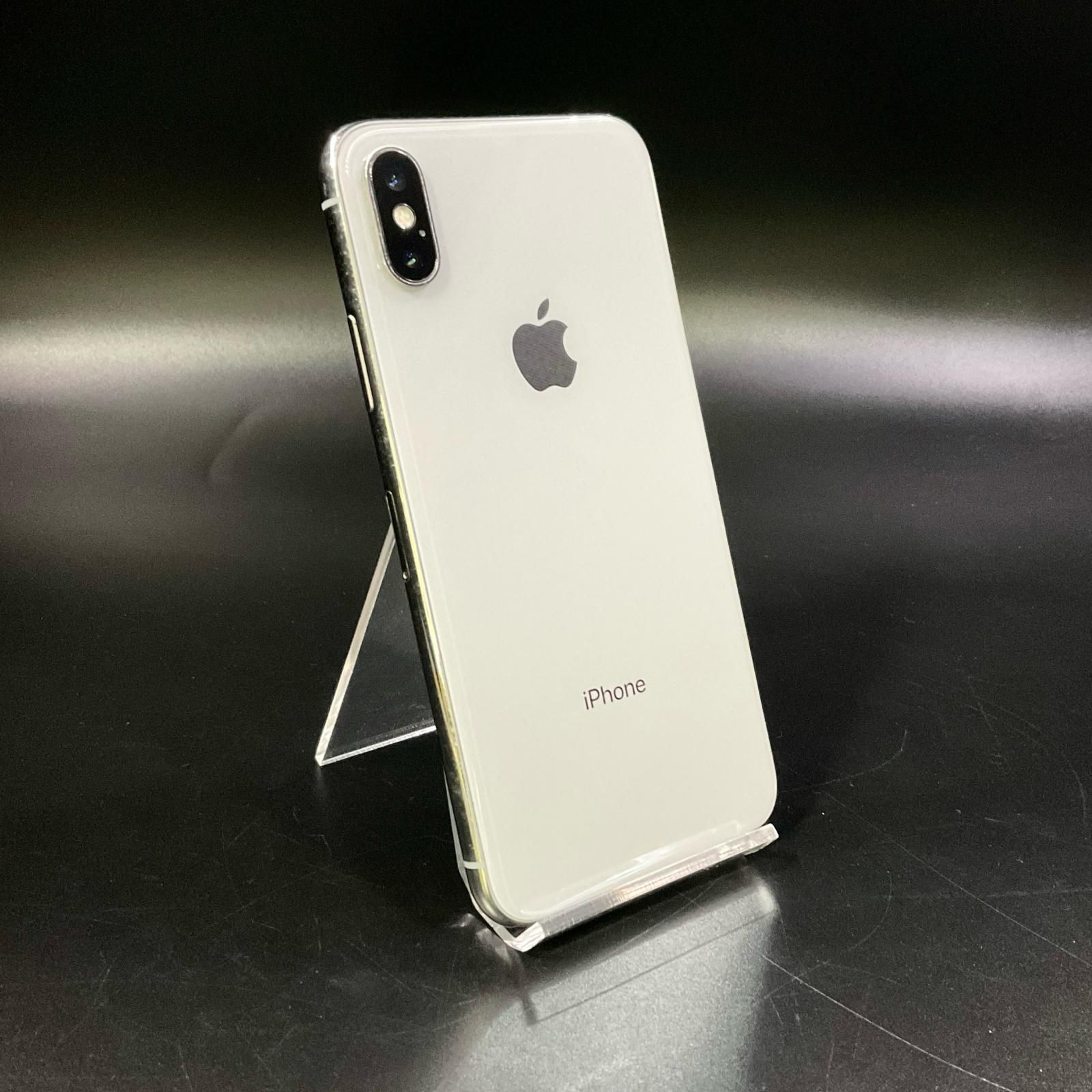 iPhone X 64GB シルバー Softbank 白ロム 動作確認済 84%【全額