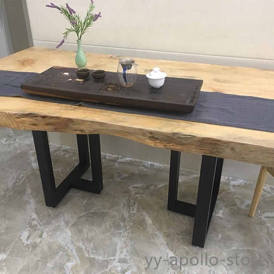 ヘビーデューティアイアンアートテーブル脚ブラケットDIY家具脚オフィステーブル脚会議ティーテーブルデスクダイニングテーブルフレームミッドセンチュリーモダ