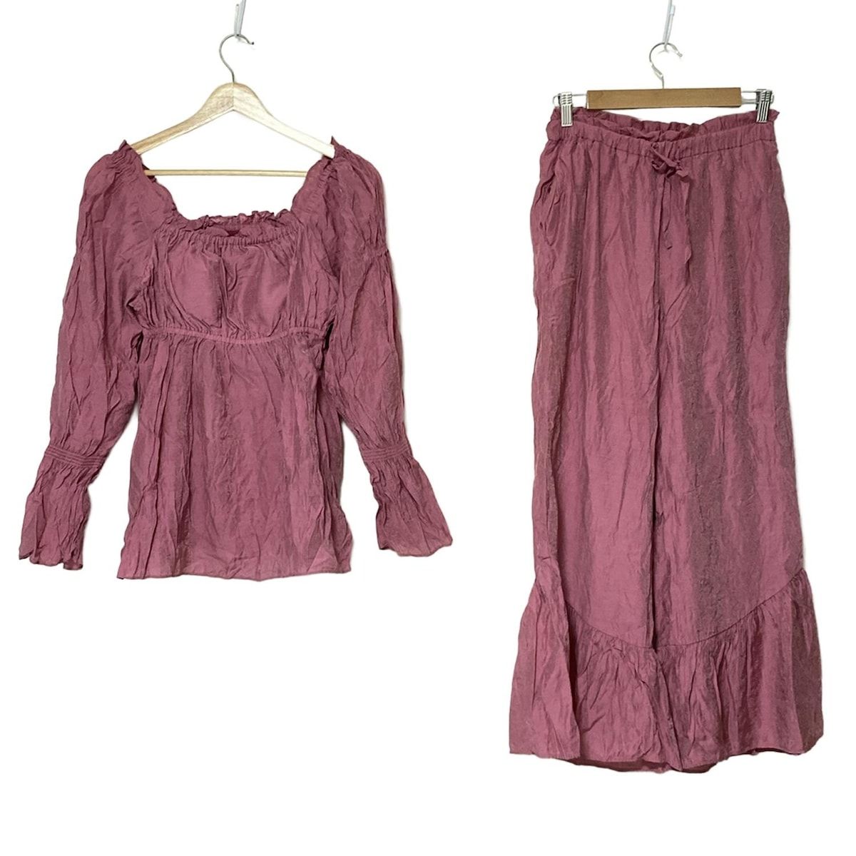 gelato pique ジェラートピケ レディースパンツセットアップ レディース - ピンク ウエストゴム