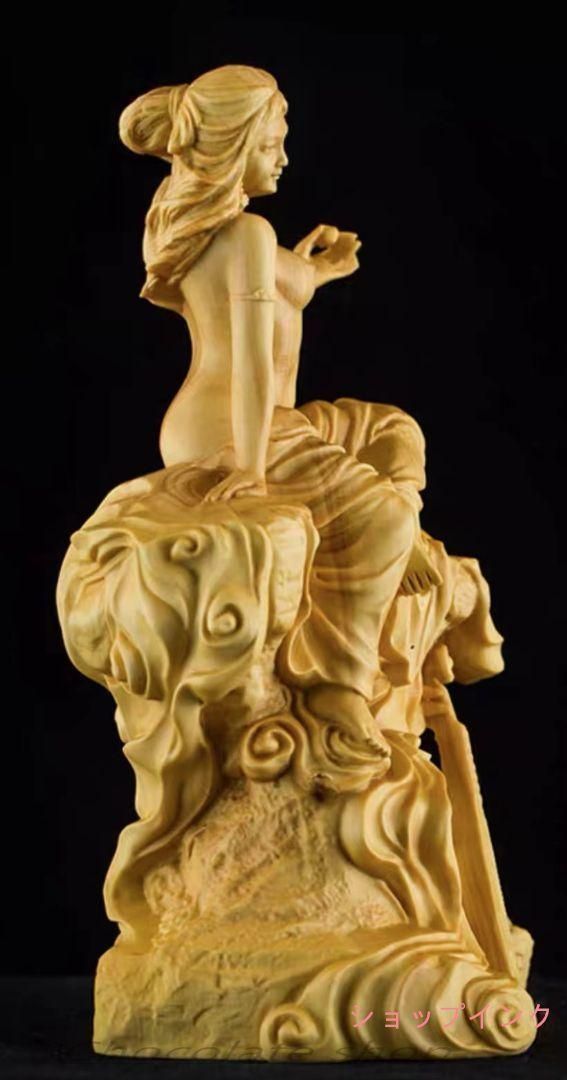 五徳山水澤寺 開眼供養済み》龍王弁財天(木製：桧 古美彩色)＿辨財天