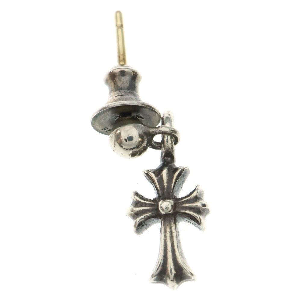 CHROME HEARTS クロムハーツ DRP STCK CH CRS スタックCH クロスドロップ ピアス シルバー