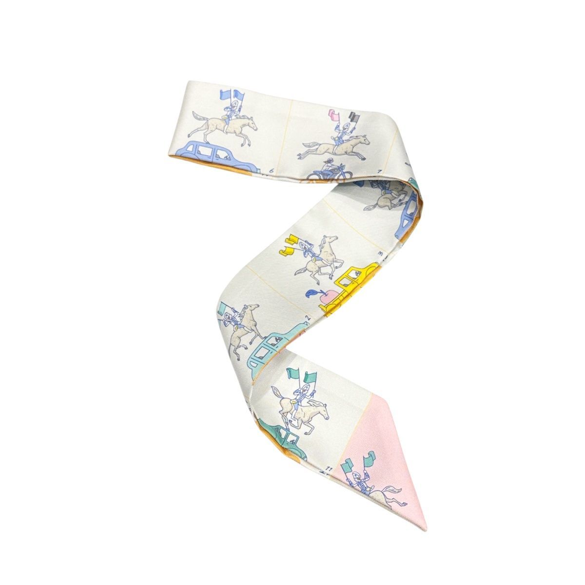 中古】 HERMES エルメス ツイリー HERMES PARADE エルメス・パラード  