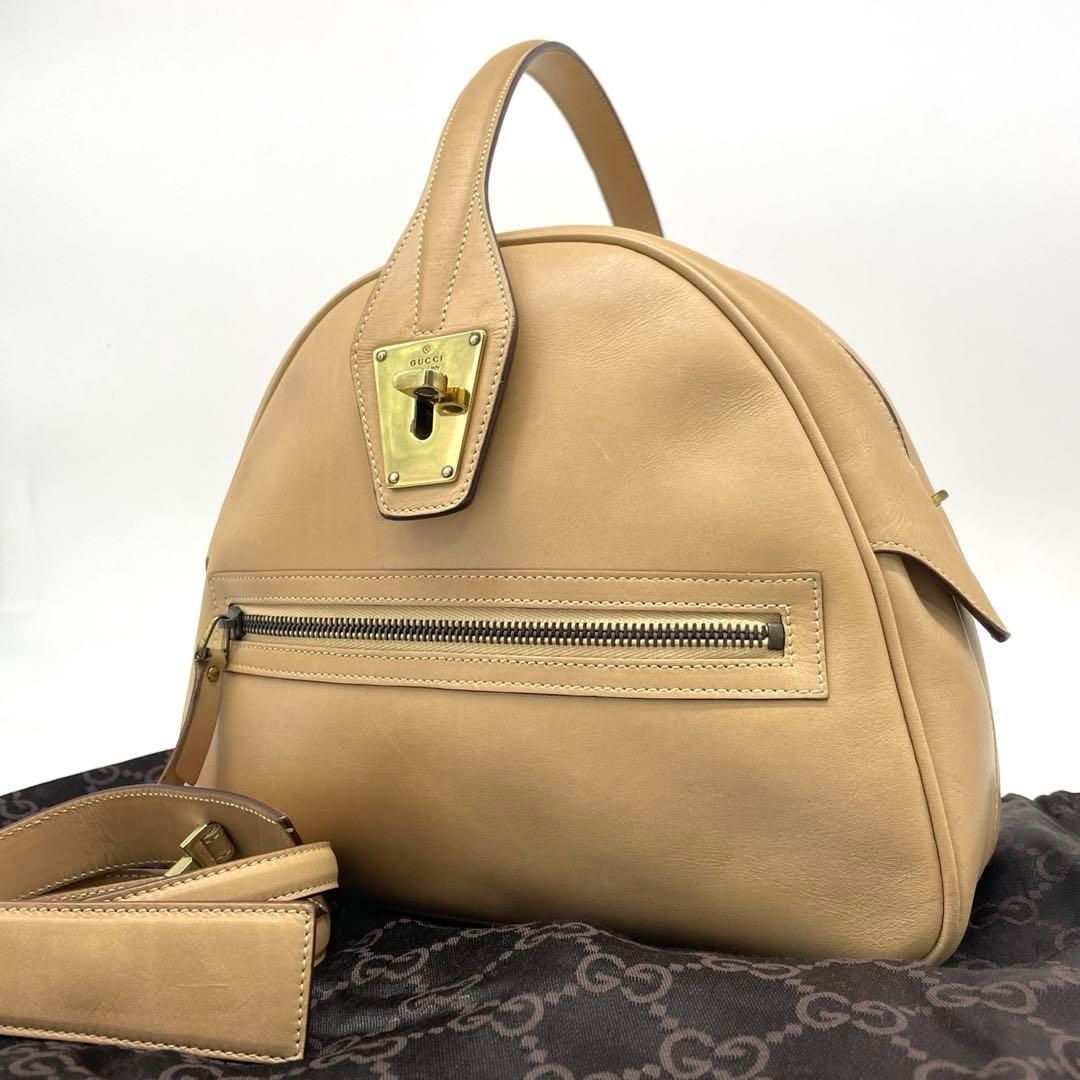 GUCCI グッチ ショルダーバッグ ハンドバッグ 2way ターンロック