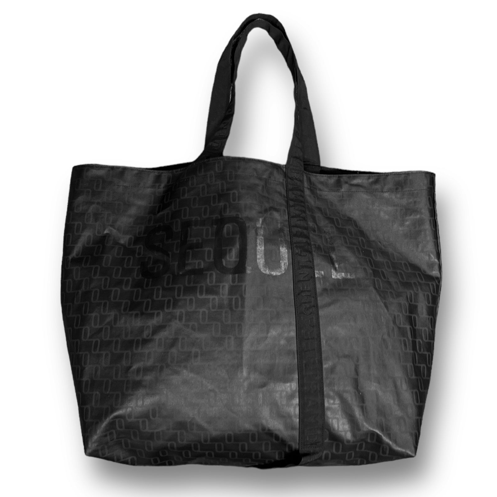 RAMIDUS × Fragment Design × SEQUEL 21SS TOTE BAG XLトートバッグ 鞄 カバンラミダス フラグメントデザイン  シークエル コラボ SQ-21SS-GD-02 ブラック 65188A5 - メルカリ