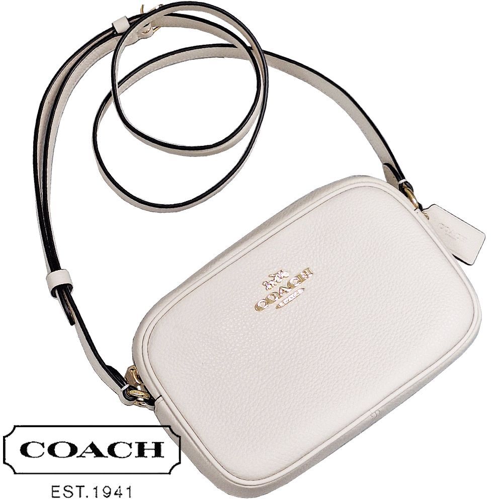 コーチ バッグ ミニショルダーバッグ カメラ バッグ 斜め掛け ポーチ オフホワイト系 COACH CQ875 IMCHK CQ875IMCHK レディース アウトレットライン プレゼント ギフト