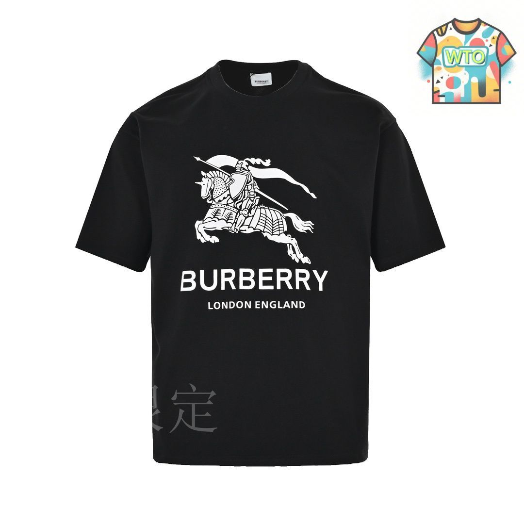 BURBERRY バーバリー ロゴTシャツ 黑 S 23SS新作