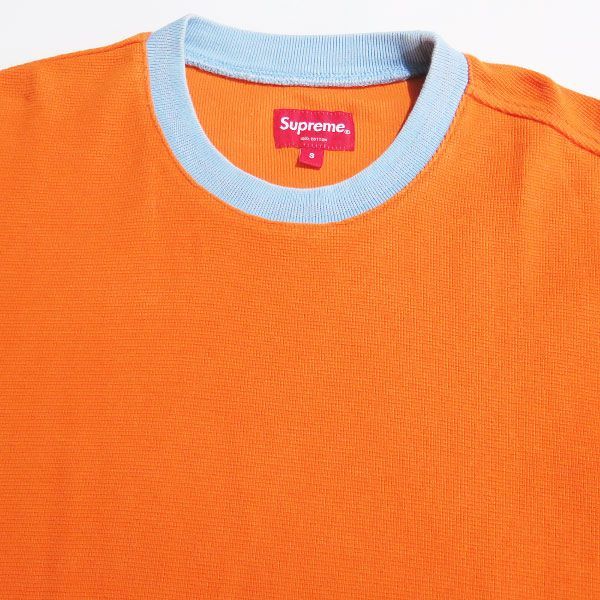 SUPREME シュプリーム 18SS WAFFLE RINGER TEE ワッフル リンガー T 