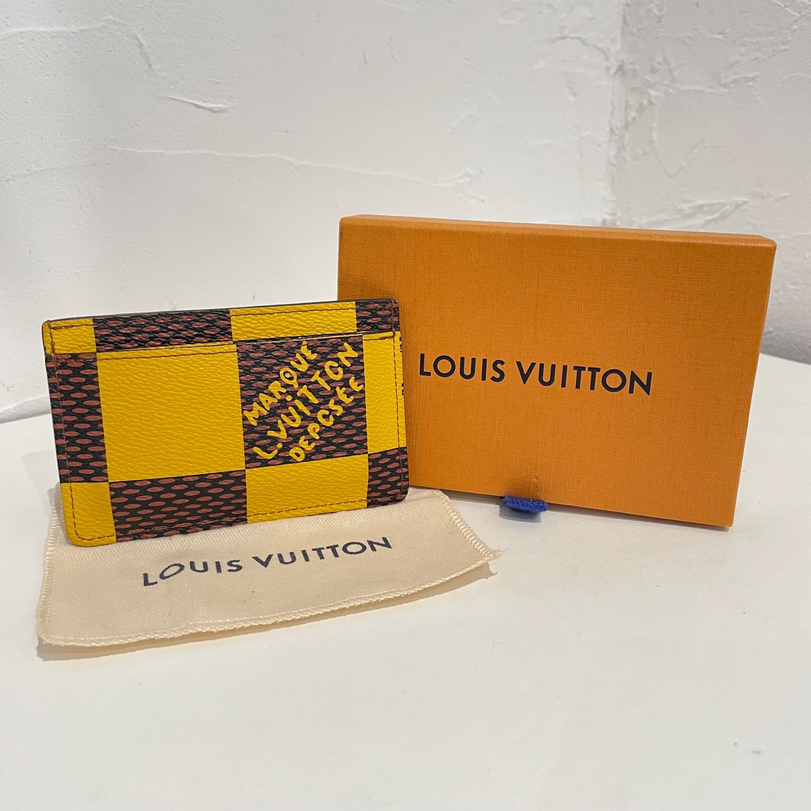 IC反応あり LOUIS VUITTON ルイヴィトン N40615 ダミエポップ カードケース レディース メンズ 保存袋 保存箱あり