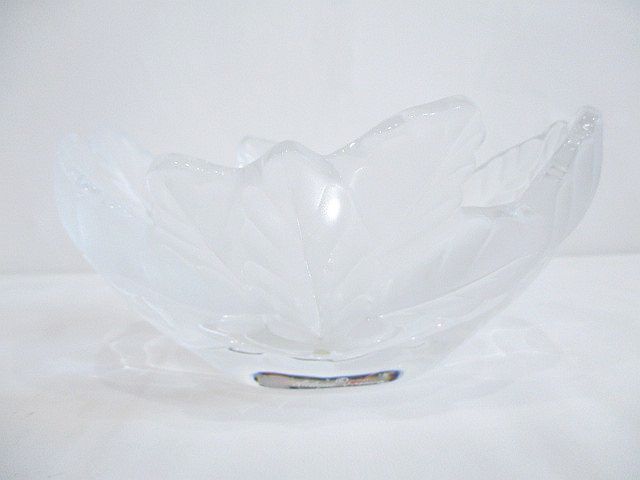 LALIQUE ラリック ボウル コンピエーニュ Compiegne オーバル クリア
