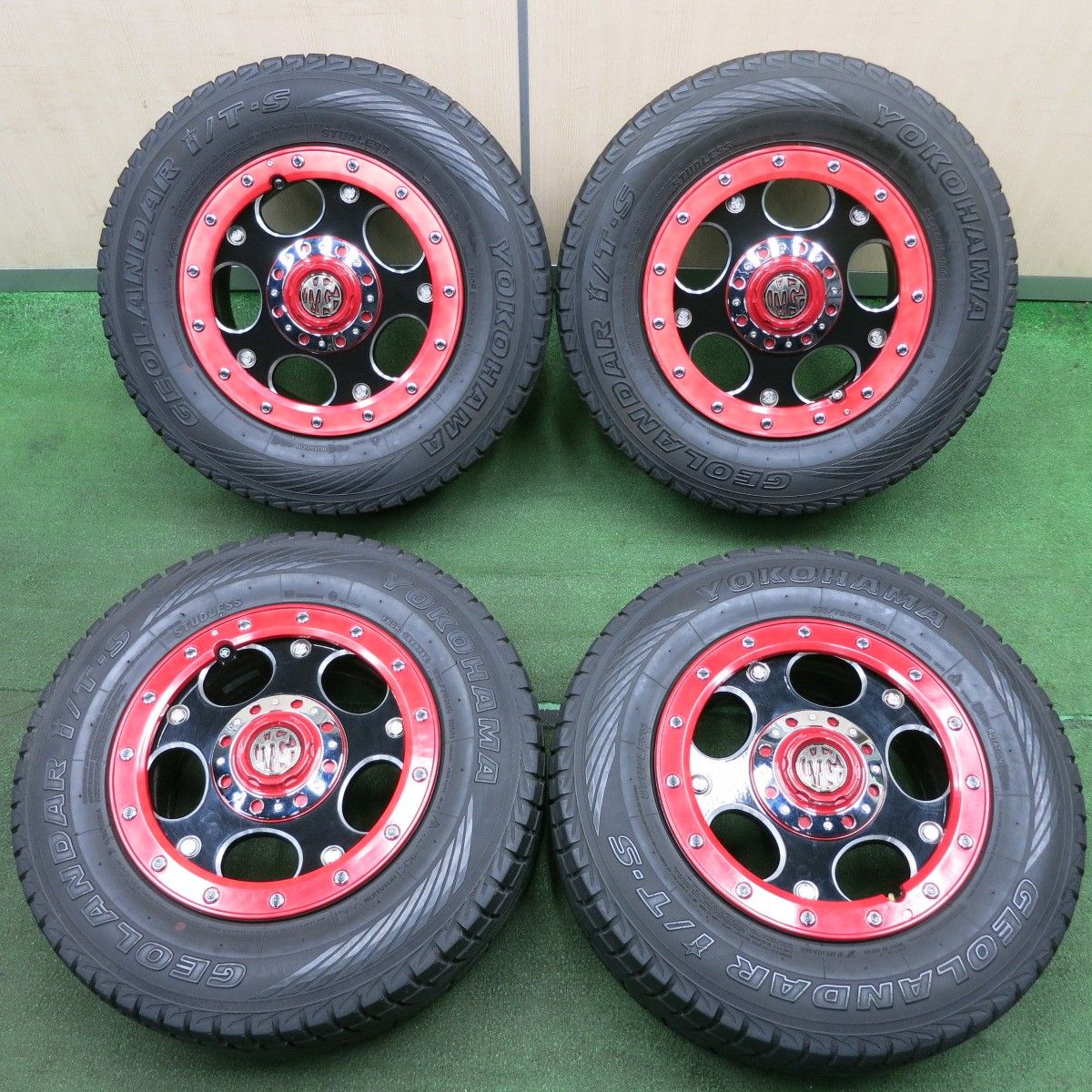 送料無料* キレイ☆MG マーテルギア デーモン クリムソン 235/70R16 