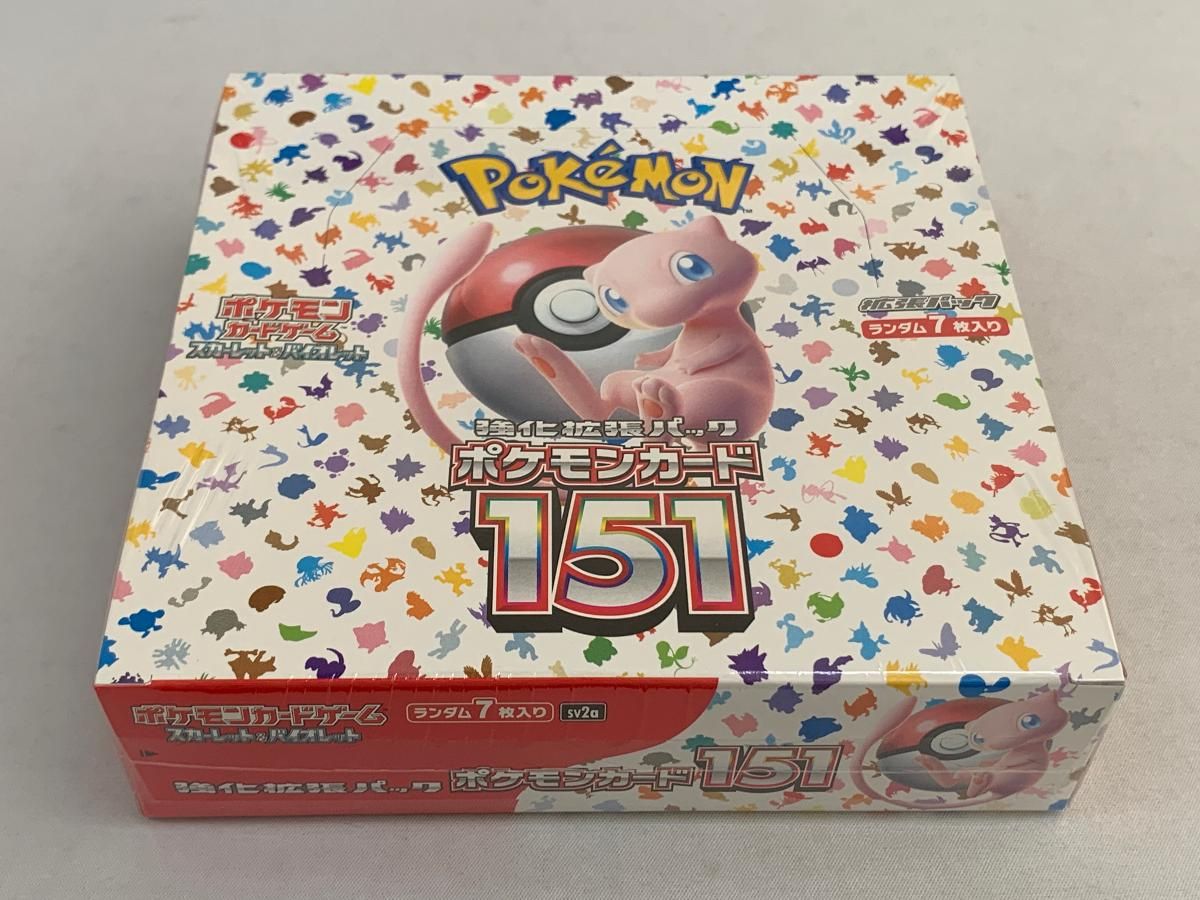 【シュリンク未開封】ポケモンカードゲーム 151 BOX 傷有り ポケモンカード ポケカ