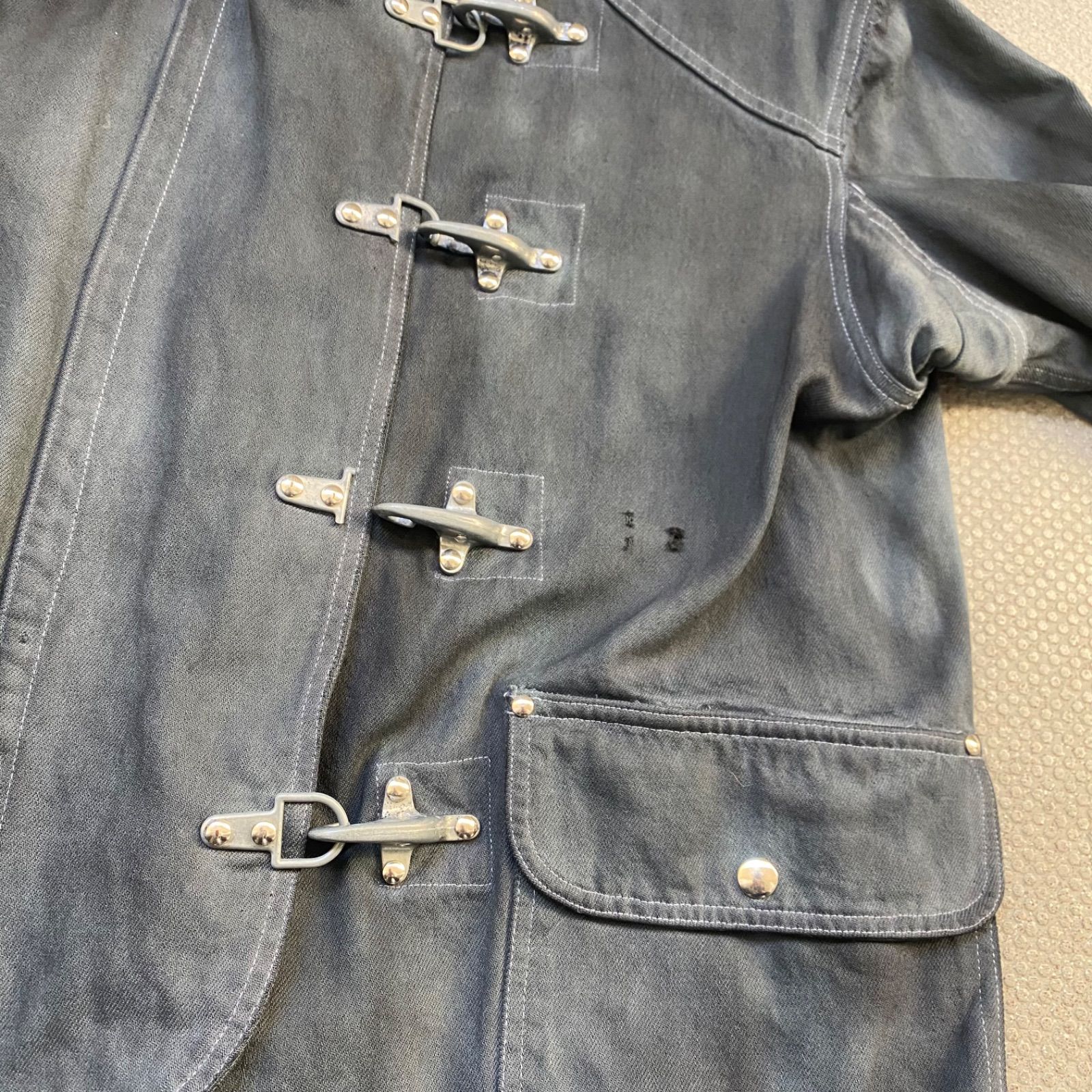 vintage polo ralph lauren denim fireman jacket 80s 90s vintage polo ralph lauren denim fireman jacket 80s 90s
