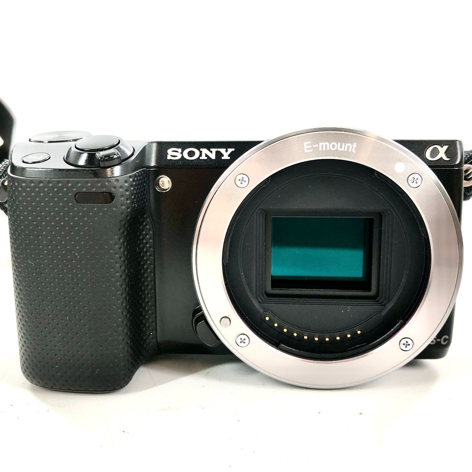 SONY ソニー NEX-5R ミラーレス一眼カメラ レンズ 2本付 SELP1650 SEL55210 稼働品 ブラック 付属品あり【ND-565】