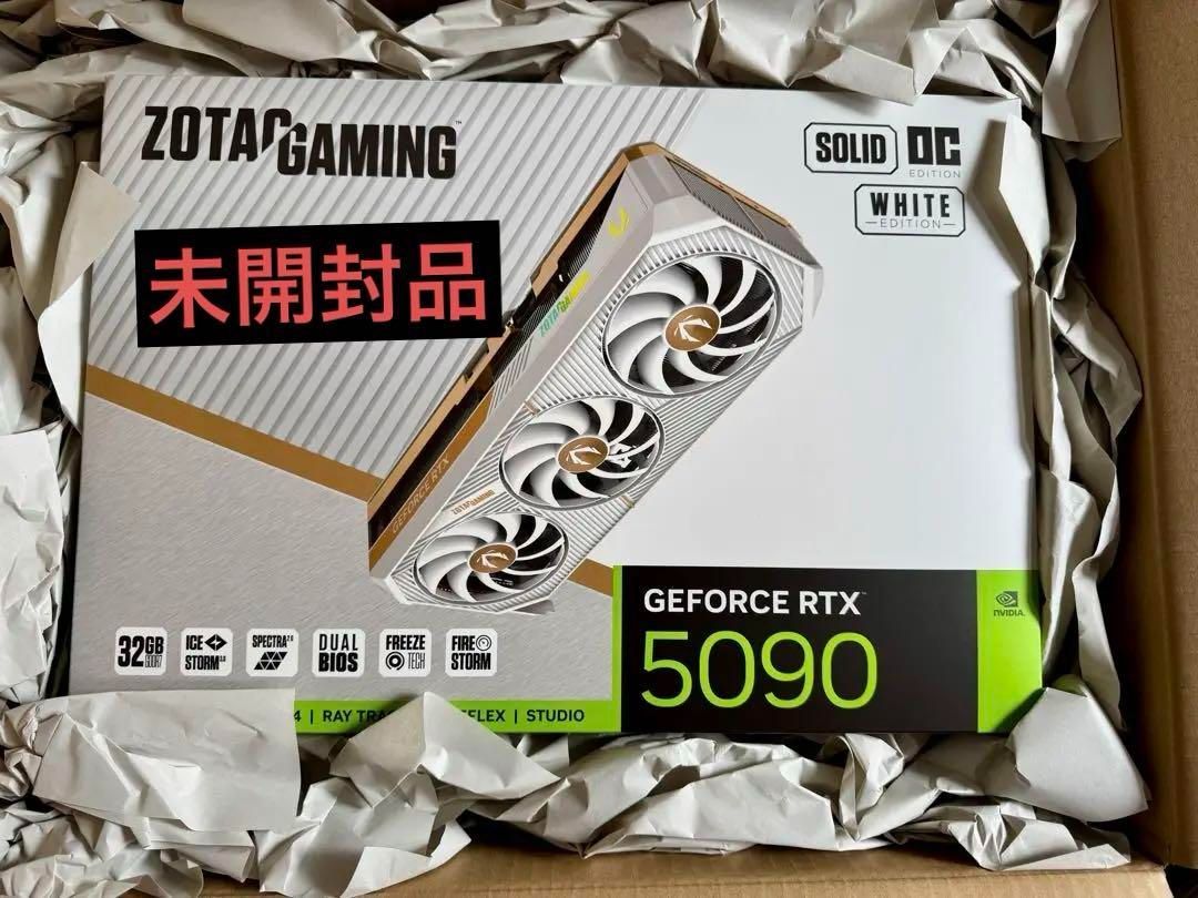 未使用未開封 ZOTAC GeForce RTX5090 SOLID OC W - メルカリ