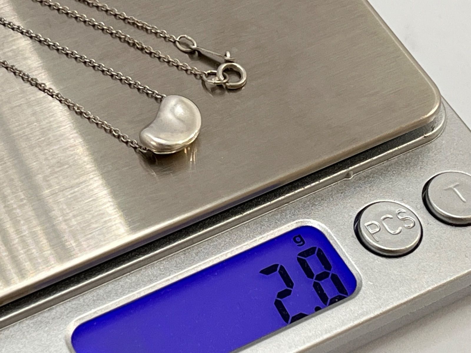 ▲希少サイズ♪ ティファニー エルサペレッティ ビーンズイヤリング シルバー エルサ・ペレッティ ビーン イヤリング 中古 ｜ ティファニー