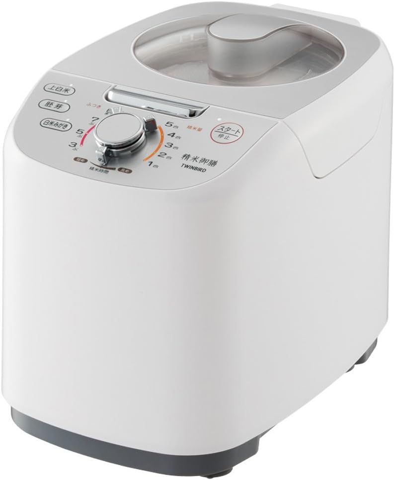 TWINBIRD コンパクト精米器 精米御膳 ホワイト MR-E751W